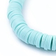 Bracelets élastiques faits à la main de perles heishi en pâte polymère BJEW-JB05160-M-4