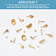 arricraft 16 Pcs 4 Styles Stud Earring Posts STAS-AR0001-40-4