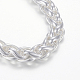 Bracelets de cheville avec chaîne en 304 acier inoxydable AJEW-I039-04S-2
