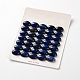染めの天然ラピスラズリ宝石の楕円形のカボション  ブルー  16x12x5mm G-J329-17-12x16mm-3