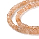 Natürliche sunstone Perlen Stränge G-K315-A06-3