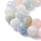 Chapelets de perles en morganite naturelle X-G-S345-10mm-012-5