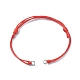 Fabricación de pulseras de cordón de poliéster encerado coreano AJEW-JB01195-05-1