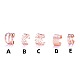 Boucles d'oreilles en alliage de manchette&nbsp;WG776DF-06-1