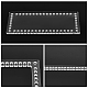 Chgcraft 3pcs / set Acrylkorbboden 7 × 5 × 0.2 Zoll Rechteckbodenbeutel Acrylbasis für DIY-Korbwebereibedarf Handwerk Kreation Heimtextilien DIY-WH0166-57-6