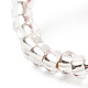 Transparent Acrylic Beads Rings RJEW-TA00006-03-7
