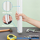 OLYCRAFT 30pcs ABS Plastic Square Bar Rods White Square Hollow Tubes Square Dowel Rods Styrene Rod for DIY Sand Table Architectural Model Making - 3/4/5/6/8mm AJEW-OC0003-08A-3