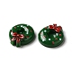 Christmas Opaque Resin Cabochons RESI-K019-34-3
