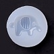 象 DIY 食品グレードのシリコーン型  レジン型  UVレジン用  エポキシ樹脂ジュエリー作り  ホワイト  39x10.5mm  内径：28x21mm DIY-C035-12-1