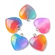 Pendenti in resina opaca color arcobaleno RESI-A025-04-1