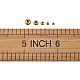 Латунь круглый шарики прокладки KK-CD0001-08G-NR-9