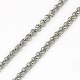 Trendy Unisex 304 Stainless Steel Cross Rolo Chain Necklaces NJEW-L043A-09P-2