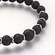 Natural Gemstone Beads Stretch Bracelets BJEW-JB02711-03-2
