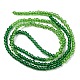 Transparent Gradient Color Glass Beads Strands GLAA-H021-01A-31-4