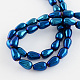 Teardrop Electroplate Glass Beads Strands EGLA-S085-03-2