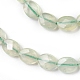 Chapelets de perles en préhnite naturelle G-I271-B14-6x8mm-3