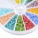 600 pz 12 colori fili di perle di vetro sfaccettato GLAA-Q026-06-2