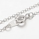 Plaqué platine vintage chakra bijoux laiton pierres précieuses croix pendentif colliers NJEW-JN01155-02-4