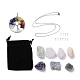Pandahall elite 20 pièces kits de colliers pendentif pierres précieuses bricolage DIY-PH0005-15-1