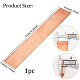 OLYCRAFT Copper Flat Bar 12.2x1.9x0.1 Inch T2 Copper Bus Bar Copper Flat Sheet Pure Cu Copper Sheet Red Copper Flat Bus Rectangle Bar for Jewelry DIY Craft Making Battery Connection DIY-WH0033-49-2