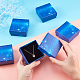 SUPERFINDINGS 16pcs Cardboard Jewellery Gift Boxes Starry Sky Pattern Square for Necklaces Bracelets Earrings Rings Womens Presents with Sponge Pad Inside 3x3x1.5inch CBOX-BC0001-40C-3