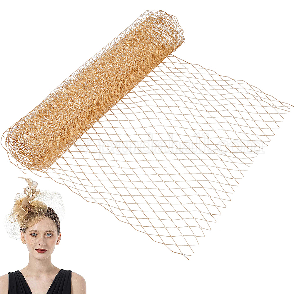 Wholesale Big Eye Mesh Polyester Organza Veil - Pandahall.com