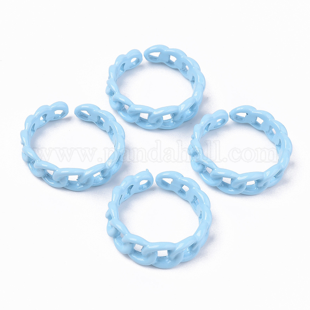 Wholesale Spray Painted Alloy Cuff Rings - Pandahall.com