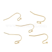 Латунные крючки для сережек KK-C024-12KCG
