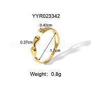 Кольца-манжеты из нержавеющей стали 304 для женщин GR5544-2