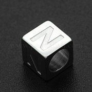 Европейские бусины из нержавеющей стали 201 STAS-N090-LA062-N