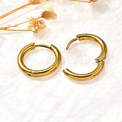Серьги-кольца из нержавеющей стали 304 для женщин EJEW-M068-15B-G