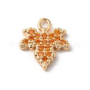 Латунные микро проложить кубического циркония подвески KK-C062-046G-01