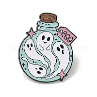 Эмалевые булавки-призраки в стиле хэллоуин&nbsp;JEWB-K018-33C-EB