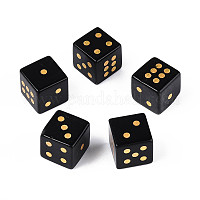 Кубики из натурального обсидиана&nbsp;T144-07F