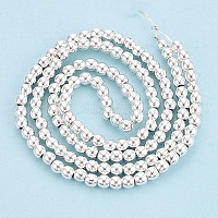 Гальванизировать немагнитных синтетический гематит нитей бисера&nbsp;X-G-Q466-3mm-02