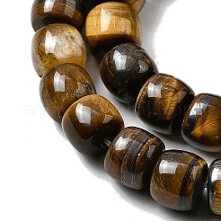 Природных тигровый глаз бисер нитей&nbsp;LS-G-A275-C01-7x8mm-AB