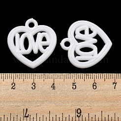 Непрозрачные акриловые подвески ко Дню святого Валентина SACR-L007-042C