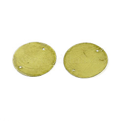 Sprühlackierte natürliche Capiz Muschel Scheibenglieder Verbinder Charms&nbsp;SSHEL-T017-32C