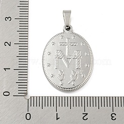 Anlaufgeschützte Anhänger aus 304er Edelstahl&nbsp;STAS-B071-02F-11P