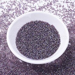 MIYUKIデリカビーズ  シリンダー  日本製シードビーズ  11/0  （db1244)トランスペアレントモーブab  1.3x1.6mm  穴：0.8mm  約2000PCS /ボトル  10 G /ボトル&nbsp;SEED-JP0008-DB1244