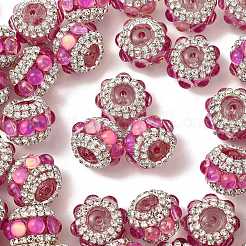 Сверкающие акриловые стразы круглые бусины OACR-NH0002-01B-09