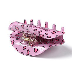 Заколки для волос из пвх с леопардовым принтом&nbsp;LS-PHAR-M013-02H