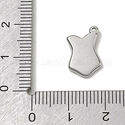 304 Edelstahl-Emaille-Anhänger&nbsp;SA-CBACF51-01P