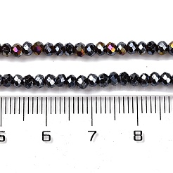 Запекание гальванических нитей стеклянных бусин&nbsp;DGLA-A039-J4mm-B20