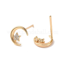 Messing strass ohrstecker Zubehör&nbsp;RB-CBA7264-02G