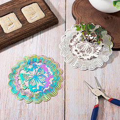 2 pz 2 colori 201 connettori/ciondoli in acciaio inossidabile&nbsp;STAS-TA0005-57