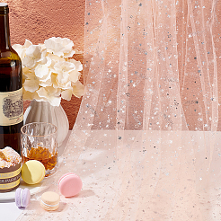 1 упаковка нейлоновой блестящей сетчатой кружевной ткани DIY-BC0012-56B