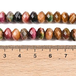 Природных тигровый глаз бисер нитей&nbsp;G-C259-A46-5x8mm