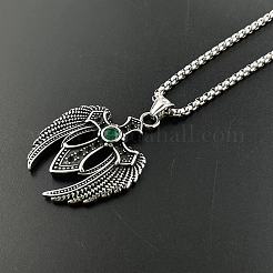 Винтажные готические подвески из нержавеющей стали 304 с кубическим цирконием ZQ9567