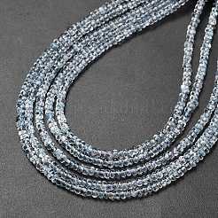 Природные Аквамарин бисер нитей G-Z114-A02